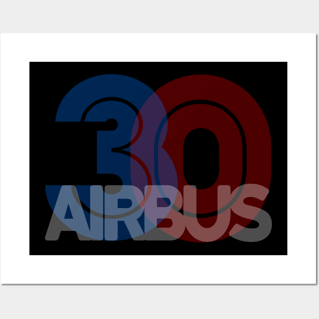 30 Airbus Wall Art by Spiralpaper